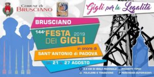 Manifesto Festa dei Gigli Brusciano 2019